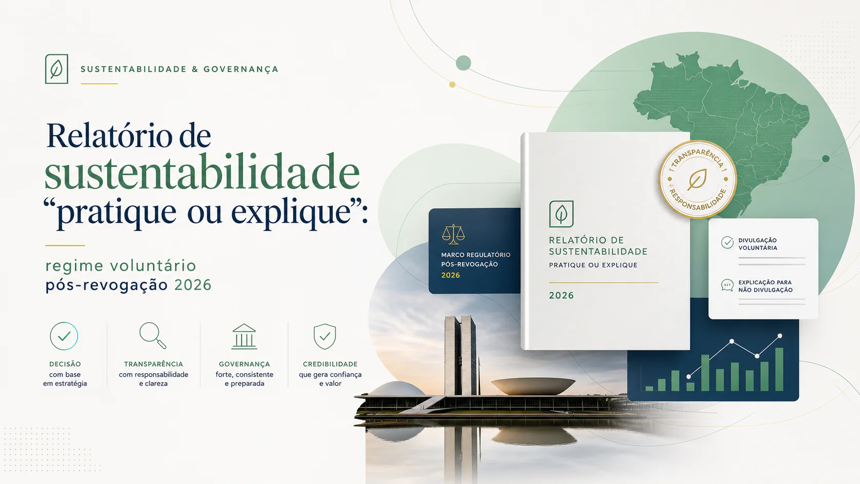 Relatório de sustentabilidade pratique ou explique: regime voluntário pós-revogação 2026 com transparência, governança e credibilidade para companhias abertas brasileiras